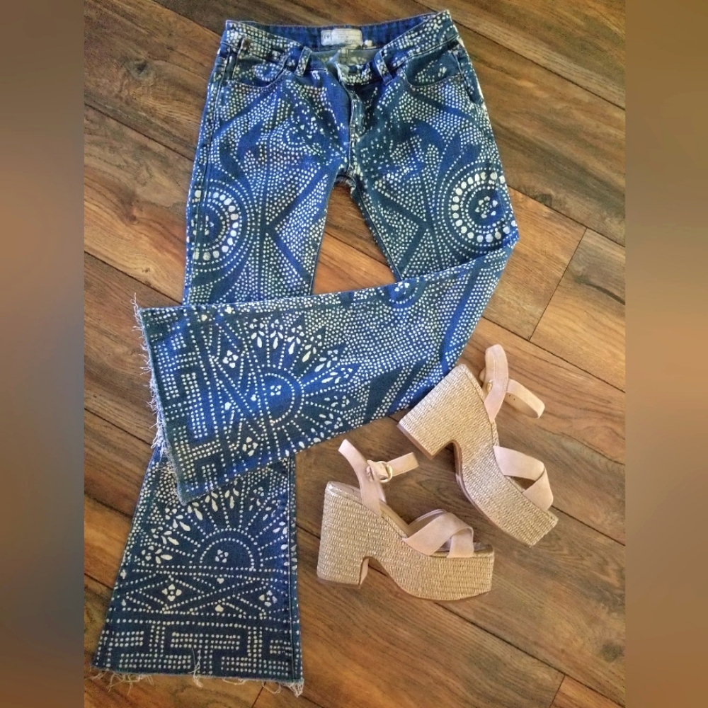 Free People Century flare jeans